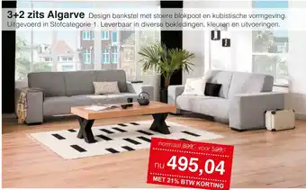 Woonsquare 3+2 zits Algarve aanbieding