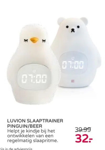 Prenatal Luvion slaaptrainer pinguin/beer aanbieding