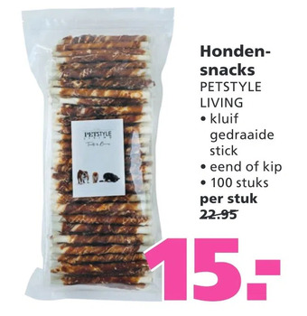 Ranzijn Honden- snacks petstyle living aanbieding