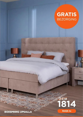 TotaalBED Boxspring upsalla aanbieding