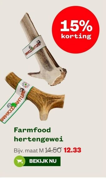 Welkoop Farmfood hertengewei aanbieding