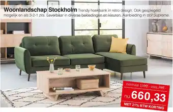 Woonsquare Woonlandschap Stockholm aanbieding