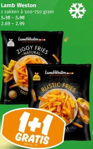 Poiesz Lamb weston aanbieding