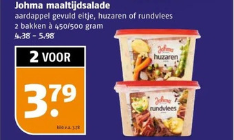 Poiesz Johma maaltijdsalade aanbieding