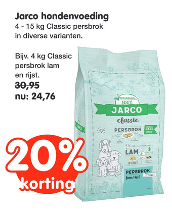 Jumper Jarco hondenvoeding aanbieding