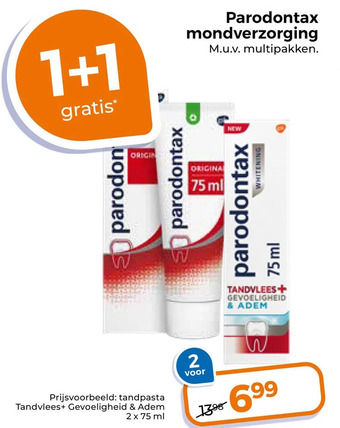Trekpleister Parodontax mondverzorging aanbieding