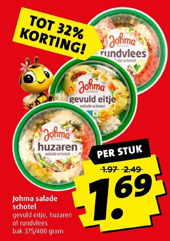 Boni Johma salade schotel aanbieding