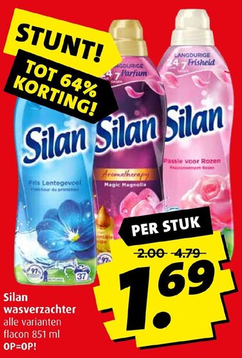 Boni Silan wasverzachter 851ml aanbieding