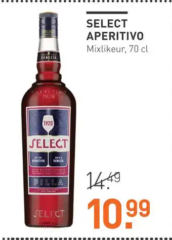 Gall & Gall Select Aperitivo 70CL Mixen aanbieding