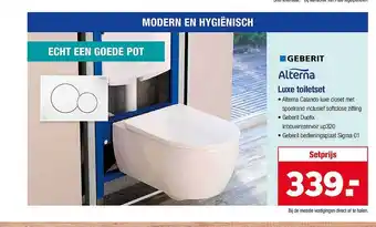 Pontmeyer Alterna Luxe Toiletset aanbieding