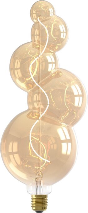 Bol.com Calex alicante xxl goud - e27 led lamp - filament lichtbron dimbaar - 4w - warm wit licht aanbieding