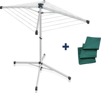 Bol.com Leifheit droogmolen linopop-up incl. beschermhoes - 14 meter drooglengte aanbieding