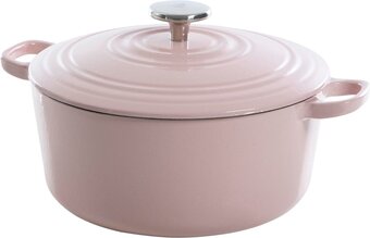 Bol.com Bk bourgogne braadpan ø 28 cm - roze - gietijzer - inductie aanbieding