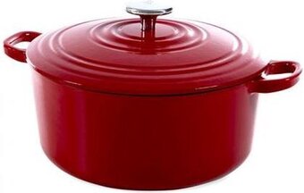 Bol.com Bk bourgogne braadpan ø 20 cm - rood - gietijzer - inductie aanbieding
