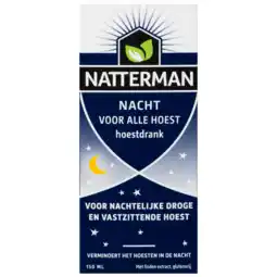 De Online Drogist Natterman hoestdrank voor alle hoest nacht 150ml aanbieding