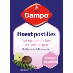 De Online Drogist Dampo hoestpastilles thijm-sleutelbloem 24st aanbieding