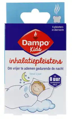 De Online Drogist Dampo kids inhalatiepleisters 6st aanbieding