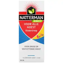 De Online Drogist Natterman kindersiroop voor alle hoest 180ml aanbieding