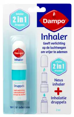 De Online Drogist Dampo dampo 2-in-1 inhaler druppels 2ml aanbieding