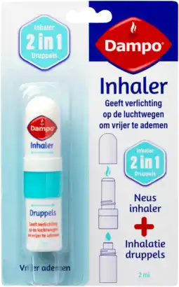 De Online Drogist Dampo dampo 2-in-1 inhaler druppels 2ml aanbieding