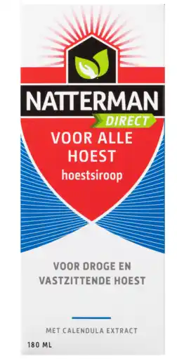 De Online Drogist Natterman hoestdrank voor alle hoest 180ml aanbieding