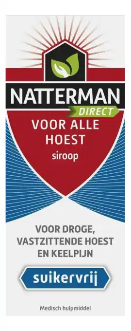 De Online Drogist Natterman direct voor alle hoest siroop 120ml aanbieding