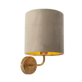 fonQ Qazqa wandlamp - taupe - retro - h 305mm aanbieding