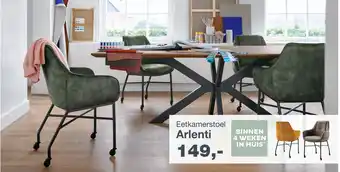 IN.HOUSE Eetkamerstoel arlenti aanbieding