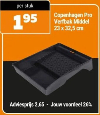 De voordeelmarkt Copenhagen Pro Verfbak Middel 23 x 32,5 cm aanbieding