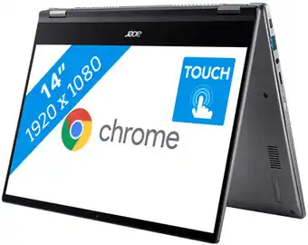 Coolblue Acer Chromebook Spin 514 CP514-1HH-R7PK aanbieding