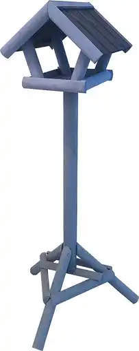 Intratuin Intratuin vogelvoederhuis grijs 49 x 56 x 125 cm aanbieding