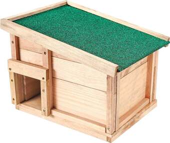 Intratuin Intratuin egelhuis ebby naturel / groen 35 x 27 x 41 cm aanbieding