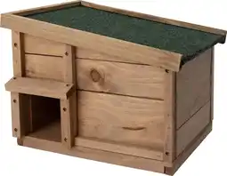Intratuin Intratuin egelhuis ebby naturel / groen 35 x 27 x 41 cm aanbieding