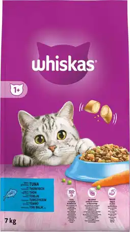 Intratuin Whiskas kattenvoer droogvoer tonijn adult 7 kg aanbieding