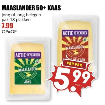 De Boerenschuur MAASLANDER 50+ KAAS aanbieding