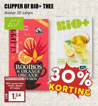 De Boerenschuur CLIPPER OF BIO+ THEE aanbieding