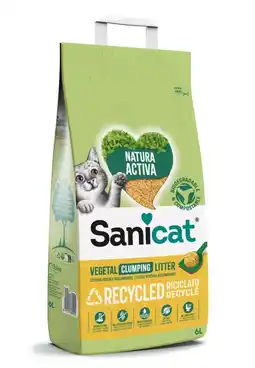 Welkoop Sanicat 100% corn cob - kattenbakvulling - fijn - 6 l aanbieding
