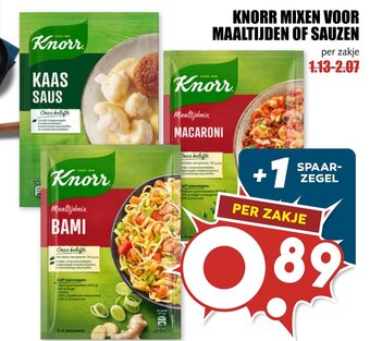 De Boerenschuur KNORR MIXEN VOOR MAALTIJDEN OF SAUZEN aanbieding