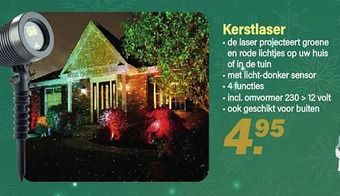 Van Cranenbroek Kerstlaser aanbieding