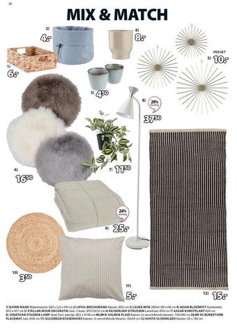 Jysk Mix & match aanbieding