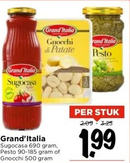 Vomar Voordeelmarkt Grand'italia sugocasa aanbieding