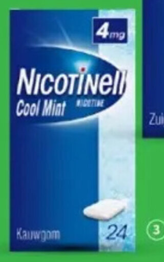 DA Nicotinell Coolmint kauwgom 4 mg, aanbieding
