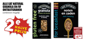 MCD Supermarkt ALLE EAT NATURAL GRANOLA EN/OF ONTBIJTGRANEN aanbieding