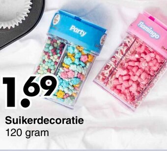 Wibra Suikerdecoratie 120 gram aanbieding