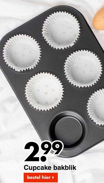 Wibra Cupcake bakblik aanbieding