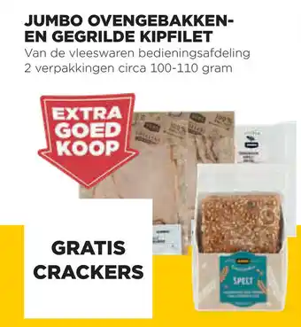 Jumbo Ovengebakken-en gegrilde kipfilet 100-110g aanbieding
