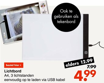 Wibra Lichtbord aanbieding