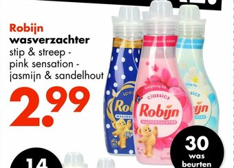 Wibra Robijn wasverzachter aanbieding