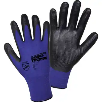 Conrad L+d worky nylon super grip nitrile 1165-11 nylon werkhandschoen maat (handschoen): 11, xxl en 388 cat ii 1 paar aanbieding