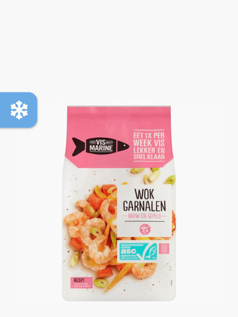 Flink Vismarine wokgarnalen 450g aanbieding